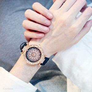 Casual Leather Quartz Wristwatch